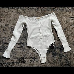 NWT!! Long sleeve ribbed bodysuit